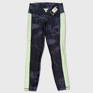 Under Armour Project Rock Heatgear Ankle Leggings - NWT‎ Womens Medium #48862-G4